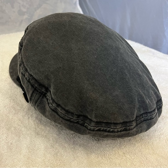 David and Young Gray Denim Cap with Black Trim - Picture 7 of 15